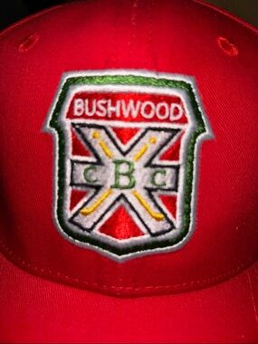 Bushwood Embroidered Red Baseball Cap NWOT